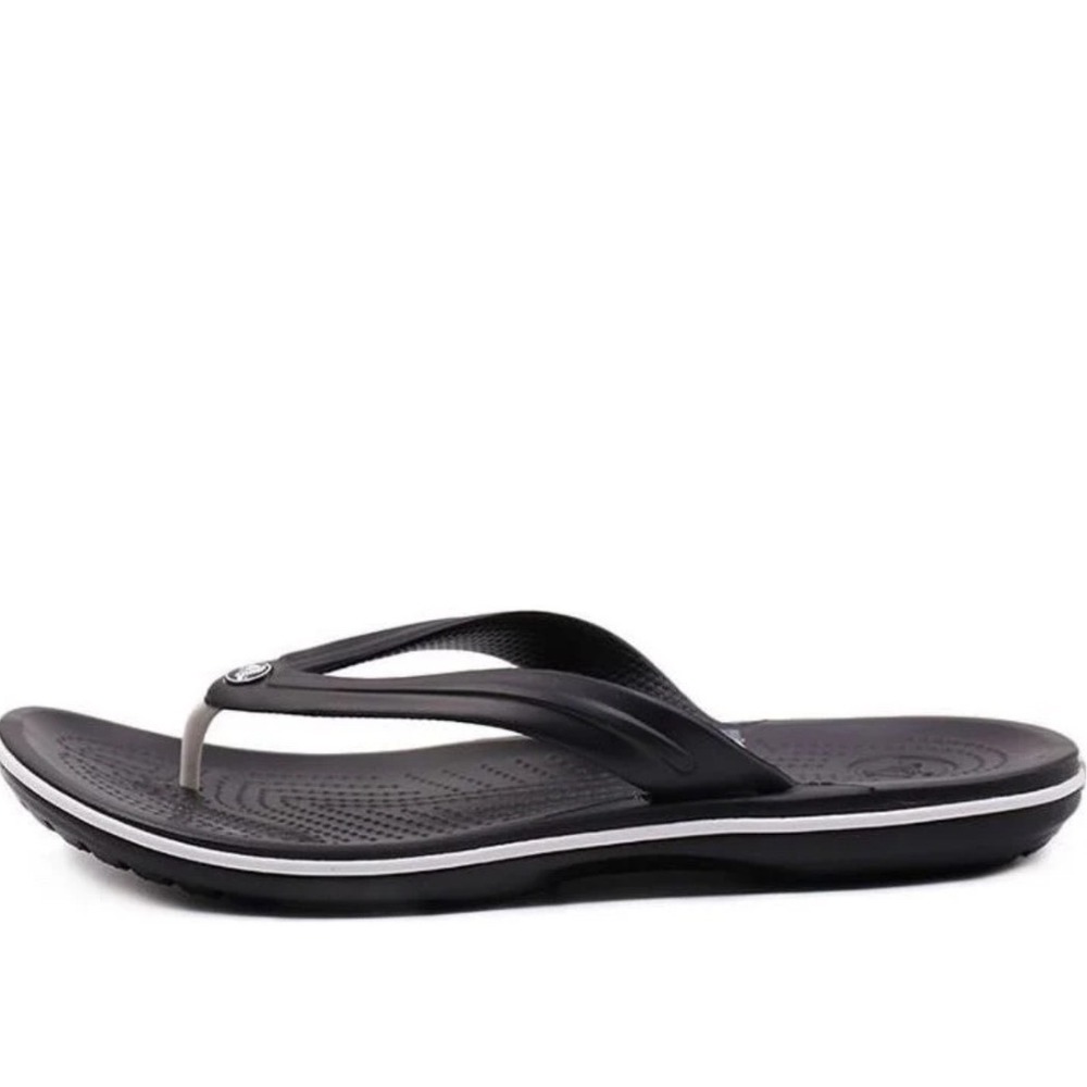 Crocs Crocband Black Flipflops Sandals Women's Size 9 Men Size 7